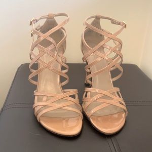Stuart Weizmann Nude Colored Strappy Sandals